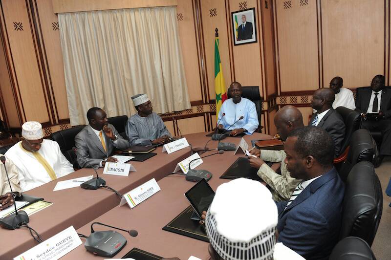Le Premier Ministre, Mahammed Boun Abdallah DIONNE, a reçu une délégation de l’UNACOIS
