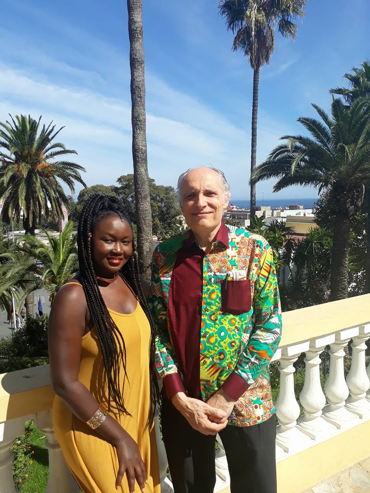 Images : L’artiste Maréma Fall, marraine du festival Womaaf 2017 de Tanger (Maroc)