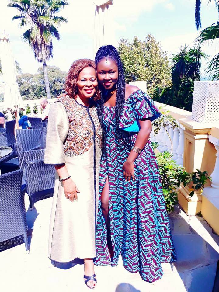 Images : L’artiste Maréma Fall, marraine du festival Womaaf 2017 de Tanger (Maroc)