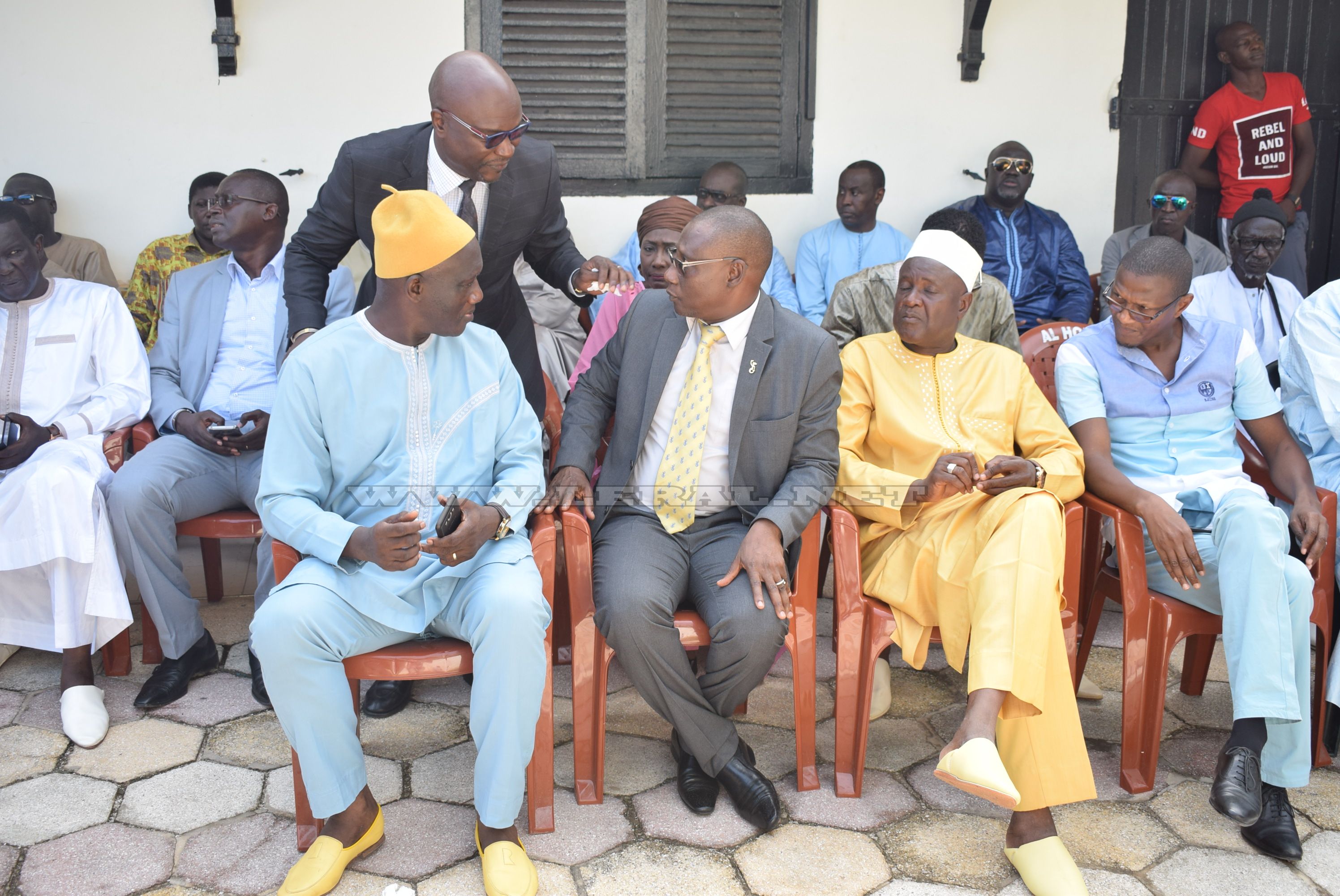 Photos : la levée du corps de Laye Bamba Seck, le père de Coumba Gawlo Seck