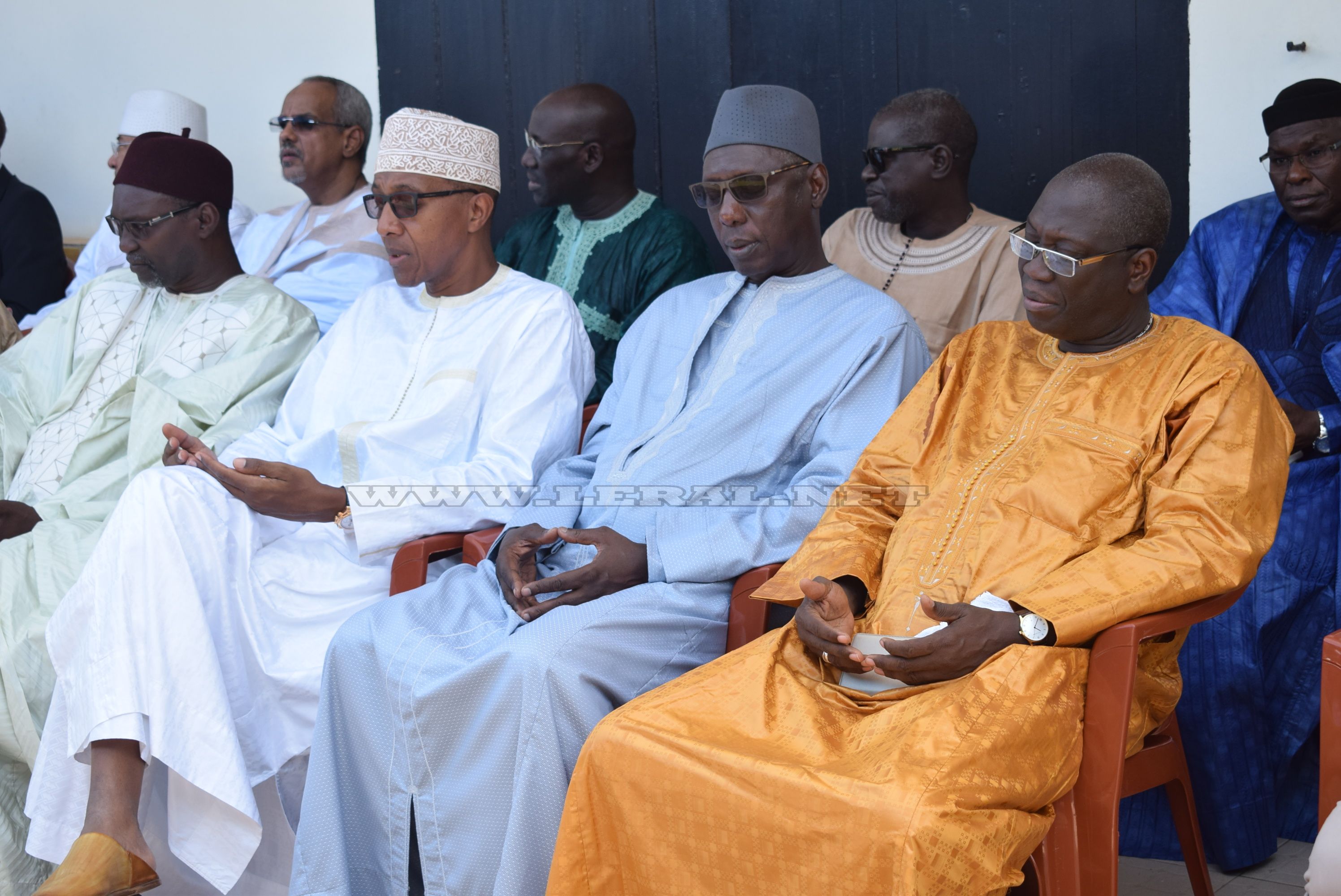 Photos : la levée du corps de Laye Bamba Seck, le père de Coumba Gawlo Seck