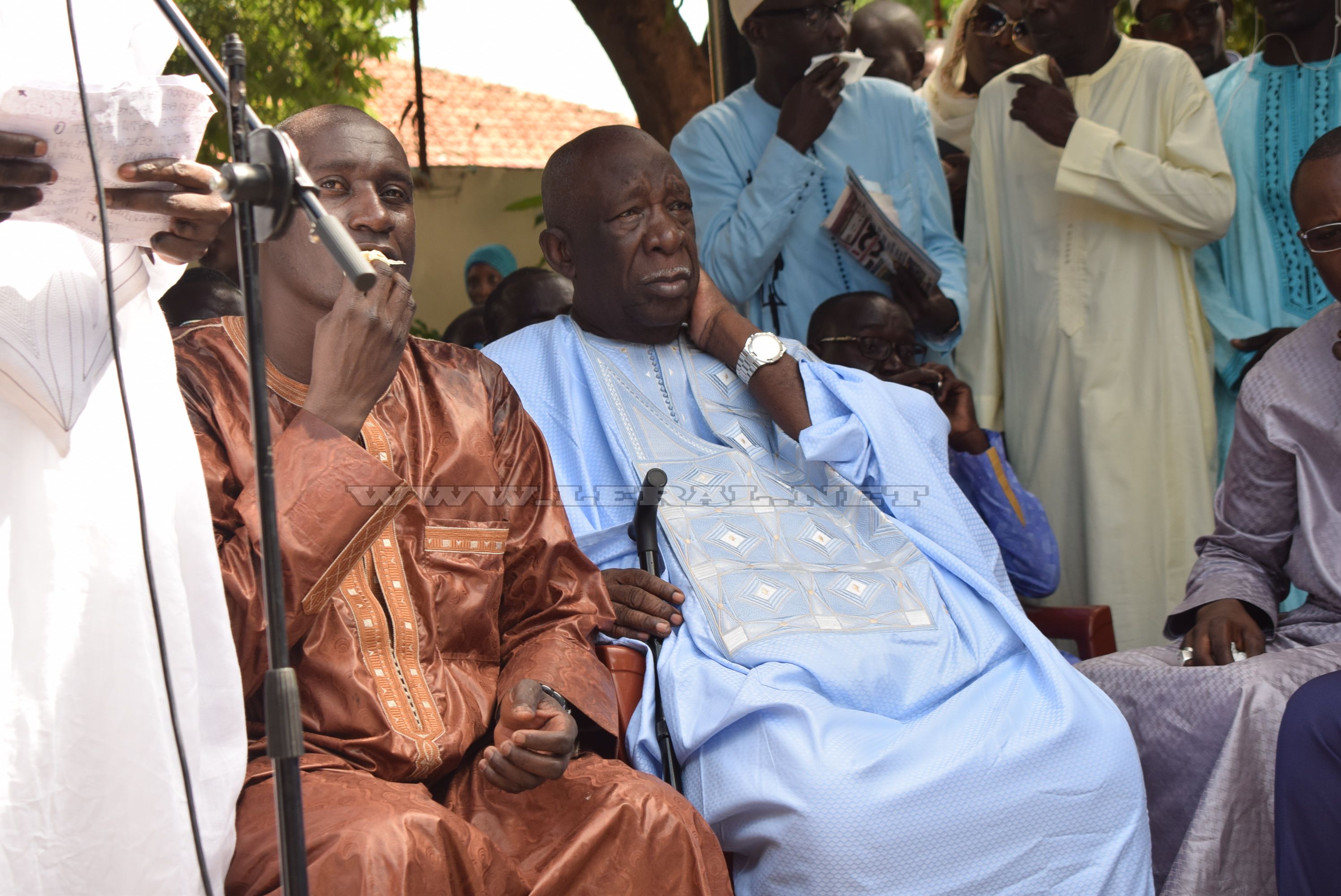 Photos : la levée du corps de Laye Bamba Seck, le père de Coumba Gawlo Seck