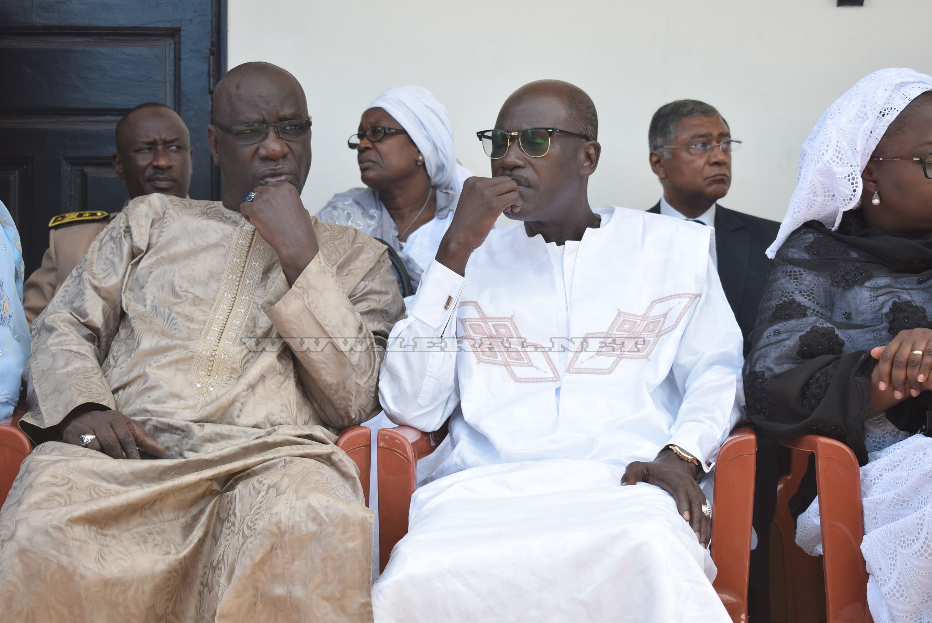 Photos : la levée du corps de Laye Bamba Seck, le père de Coumba Gawlo Seck