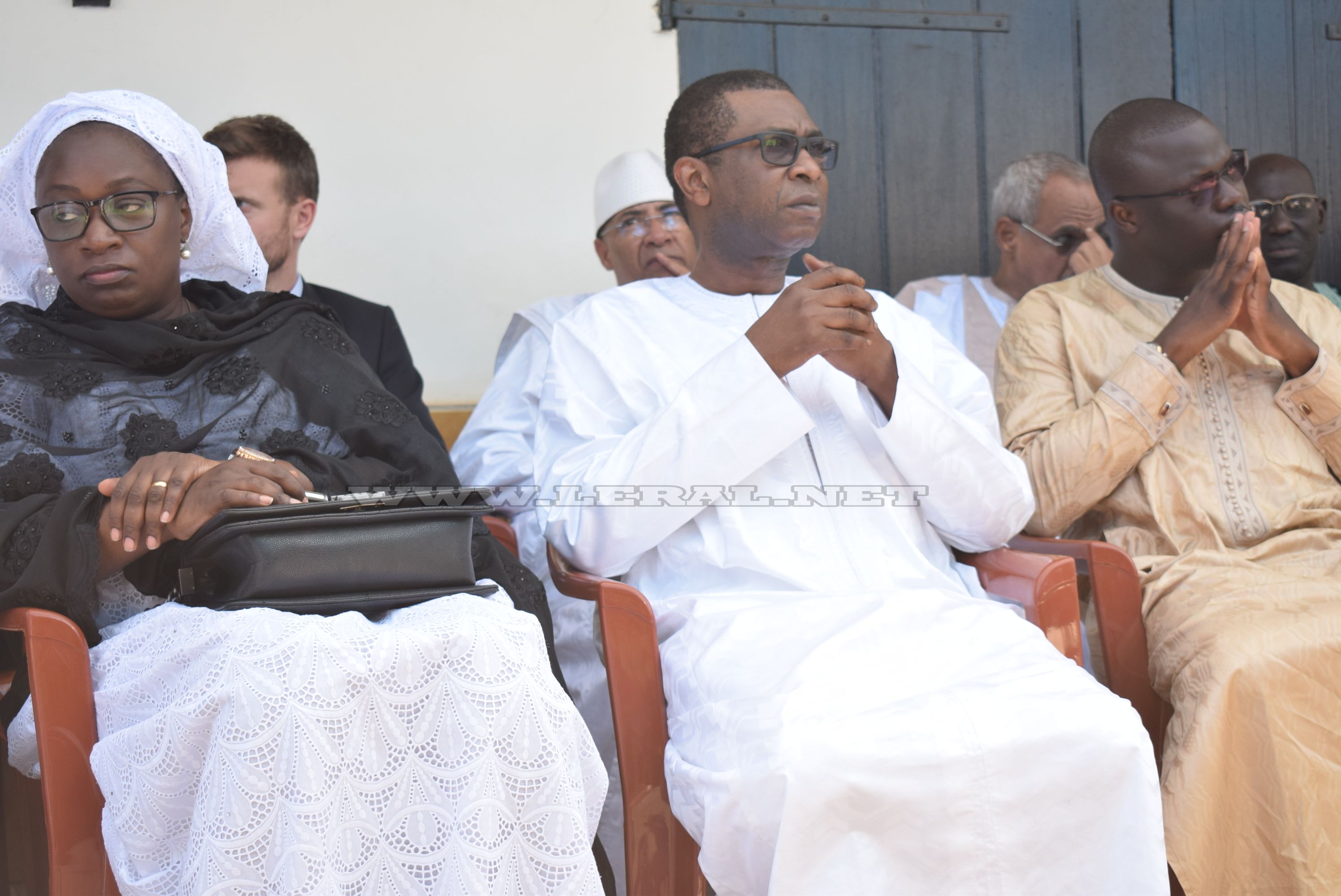 Photos : la levée du corps de Laye Bamba Seck, le père de Coumba Gawlo Seck