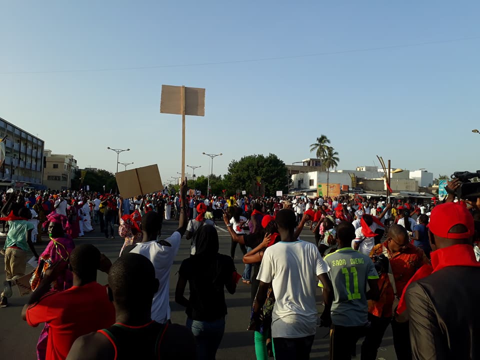 Photos- Grand rassemblement à la Médina pour la libération de Khalifa Sall Photos- Grand rassemblement à la Médina pour la libération de Khalifa Sall
