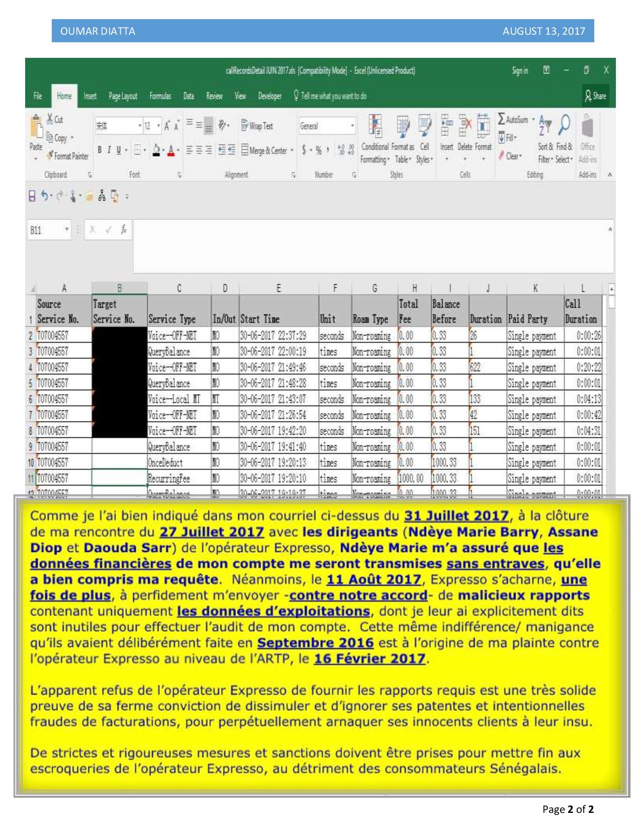L'Artp a-t-elle des raisons de protéger l'opérateur Expresso ? ( Partie II) L'Artp a-t-elle des raisons de protéger l'opérateur Expresso ? ( Partie II)