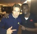 Le joueur de foot et attaquant star Mamadou Niang habillé par Mickael Vendetta