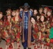 La troupe japonaise du danseur Pape Moussa Sonko en compagnie de Cheikh Niane patron de Yeungoulene