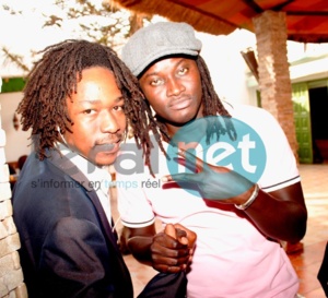 Dj Nicolas avec le rappeur Bakhaw