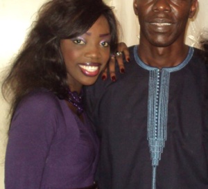 Jimmy Mbaye et sa fille Ndèye Dogo devenue mannequin