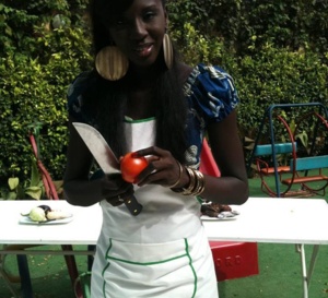 Le mannequin Fatou Joe Ndiaye, une bonne cuisinière
