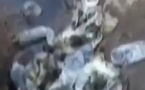 Vidéo:incroyable, Regardez le nombre impressionnant de préservatifs retrouvés dans cette fosse