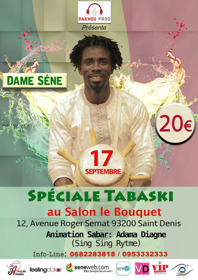 Dj Rakhou revient en force avec Dame Sène à Paris ce 17 septembre