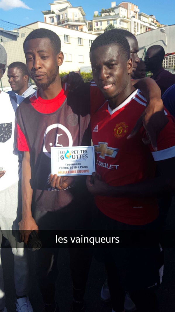 Social foot day de La petite Goutte  : Paris comme Dakar !