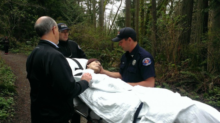 Des soignants réalisent le dernier souhait d'un ancien forestier