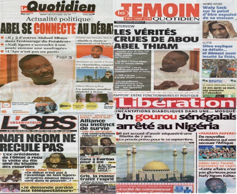 Affaire de l'interview de Abou Abel Thiam : "Le Quotidien" rejette la sanction du Cored et se défoule sur les juges du Tribunal