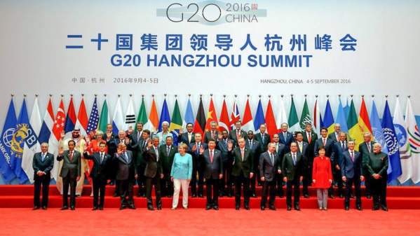 (Photo) : voici la photo de famille de la clôture du Sommet du G20 en Chine