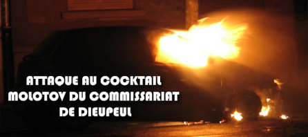 La police de Dieuppeul attaquée au cocktail Molotov