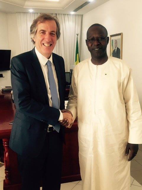 Mahammad Abdallah Dionne a rencontré hier l'ambassadeur de France pour...