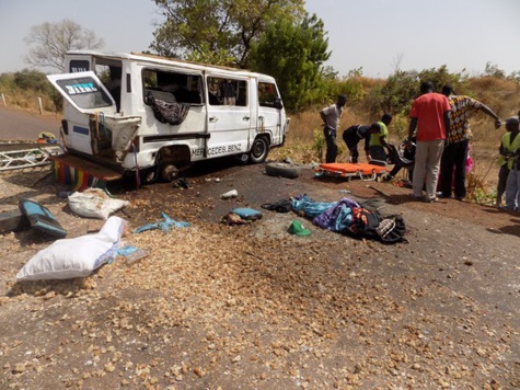 Un accident à Ngaye Mékhé fait un mort et plusieurs blessés