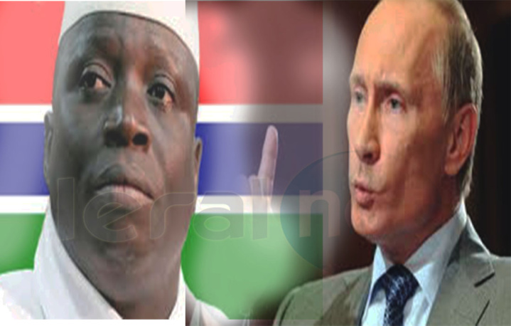Yaya Jammeh et Poutine signent un accord militaire