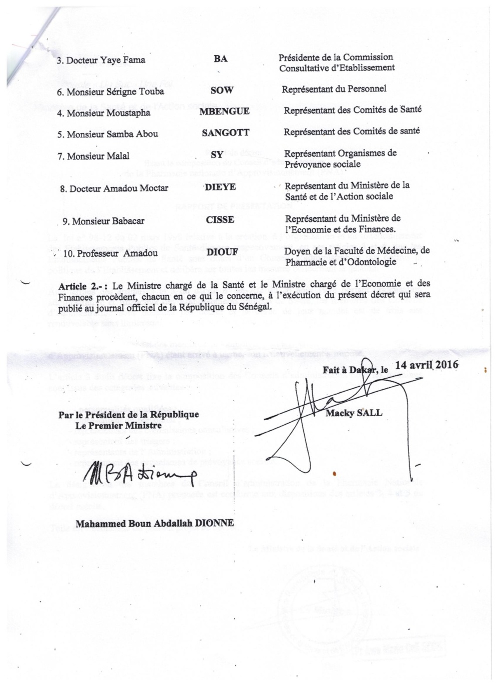 Exclusif Leral.net: Imbroglio juridique et micmacs à la Pharmacie Nationale d’Approvisionnement (PNA)
