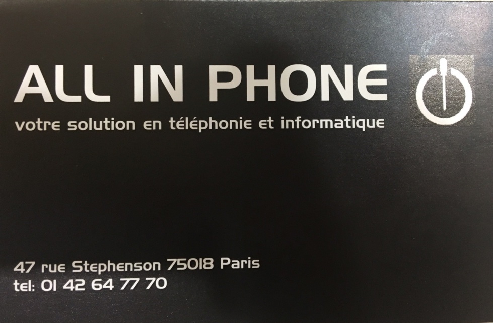 All in Phone chez Ahmeth Sarr : Votre solution en téléphonie et informatique à PARIS