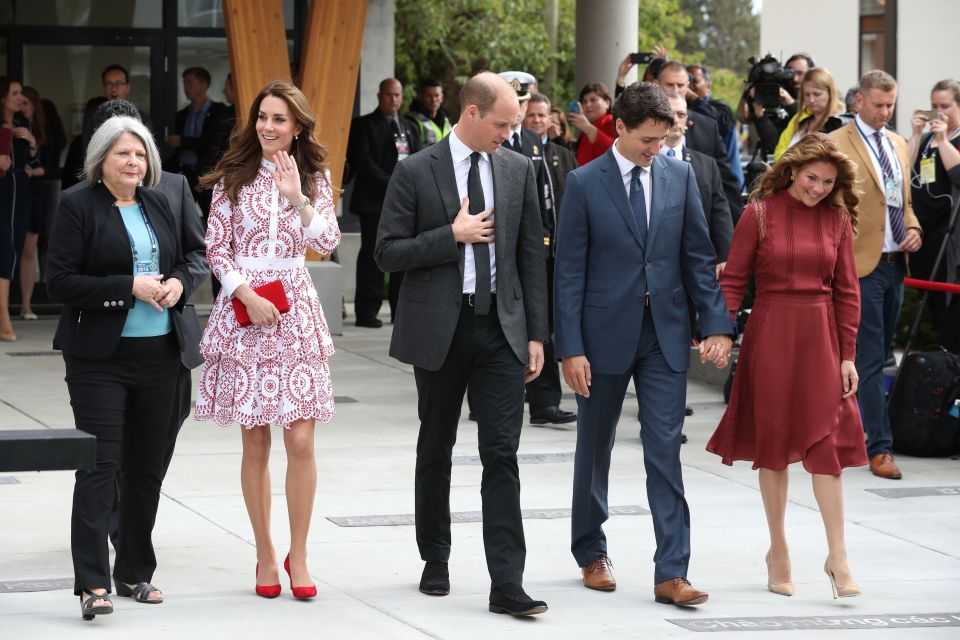 ​Photos : Le prince William et Kate Middleton et leurs enfants George et Charlotte au Canada