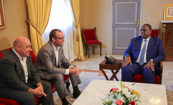 Le Président de la République, Macky Sall reçoit l'ancien président du Fc Barcelone
