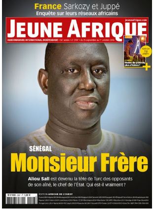 Le mythe Aliou Sall" en version décryptage, à la une de Jeune Afrique Magazine