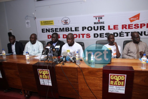 Les mouvements de l'organisation de la société civile du Sénégal se donnent la main pour le respect des droits des détenus
