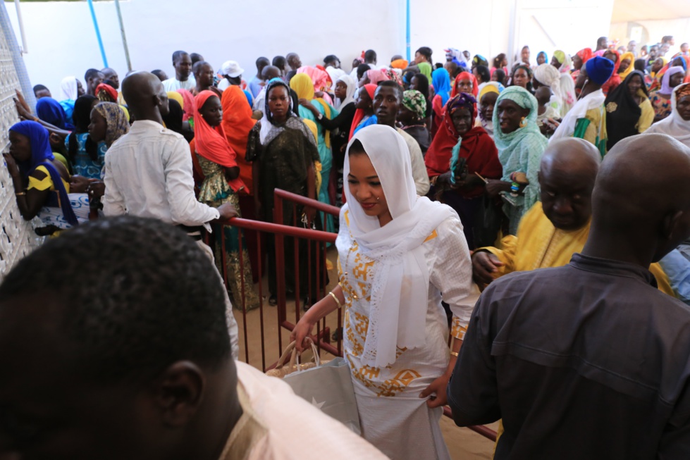 Léna Sène était Touba pour célébrer le Magal de Serigne Abdou Khadre Mbacké.