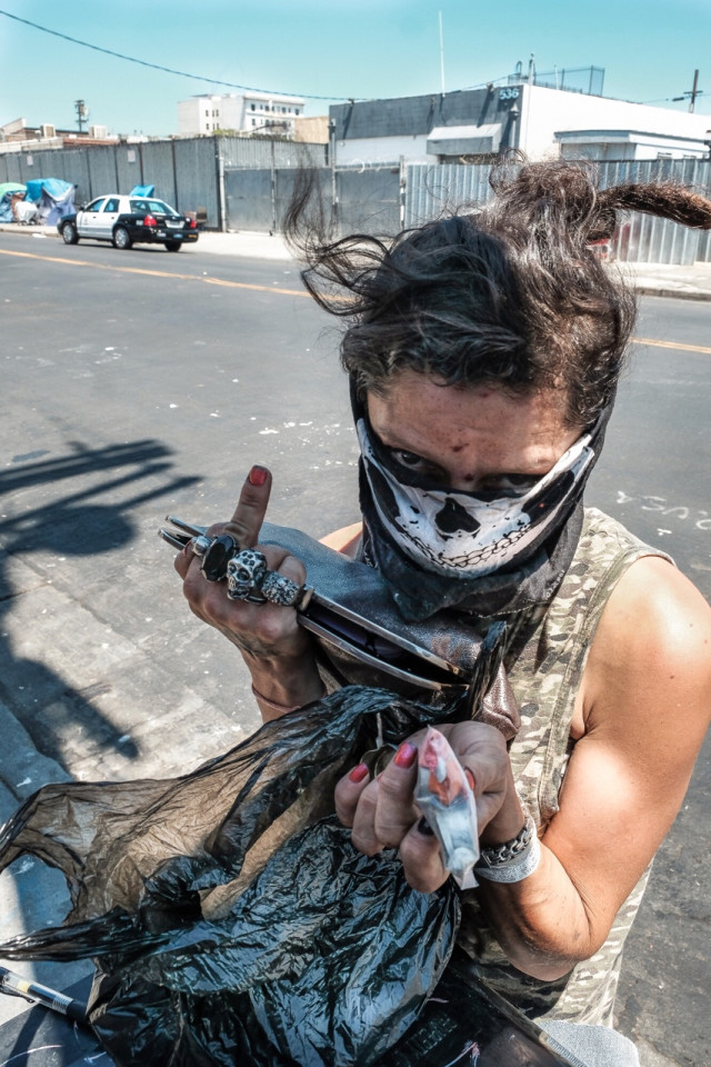 Photos : femmes SDF aux USA, la chimère de l’American Drea