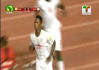 Diao Baldé a marqué dès la 23ème minute pour sa 6ème sélection.