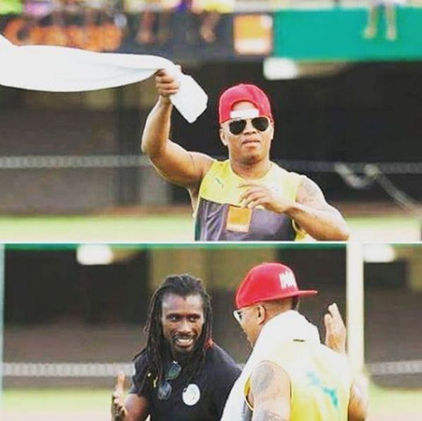 El Hadji Diouf et Aliou Cissé