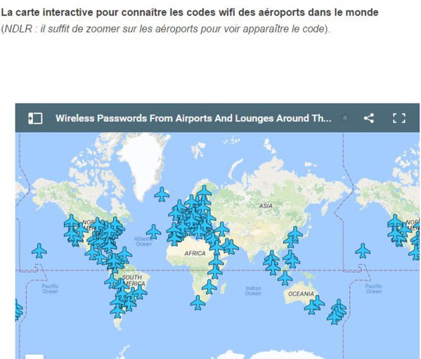 Un ingénieur dévoile les codes wifi de plus d'une centaine d'aéroports dans le monde