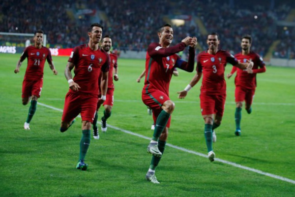 Qualification mondiale Russie 2018: encore un 6-0 pour le Portugal face aux Îles Féroé