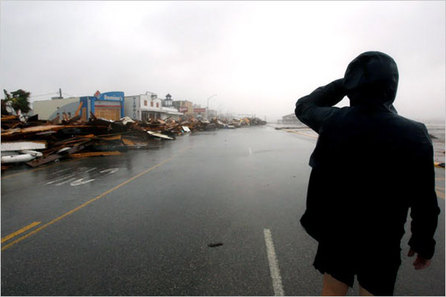 [Photos] Cyclone Ike: L'oeil du cyclone atteint le Texas aujourd'hui !