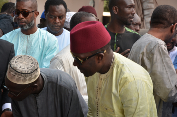 Mbaye Dièye Faye au Point E pour présenter ses condoléances.