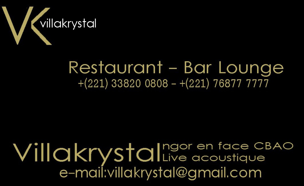 Villa Krystal : Ablaye Mbaye, Pape et Cheikh et Mbaye Dièye Faye au menu