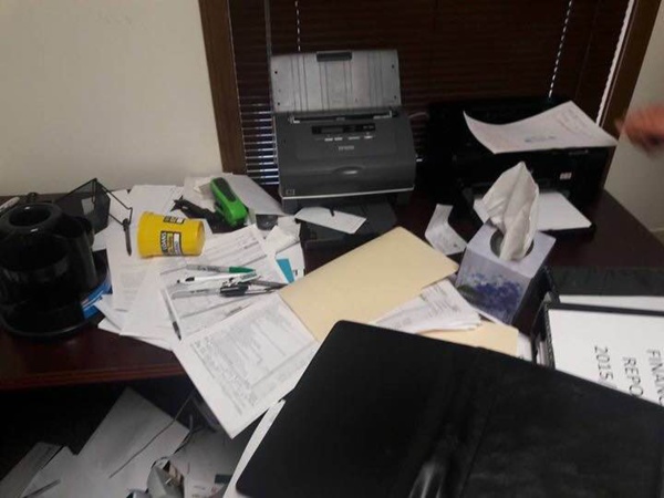 USA: Le bureau de Alioune Guèye qui avait fait les révélations sur Petro-tim, cambriolé (images)