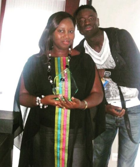 Cheikhou Kouyaté et sa maman