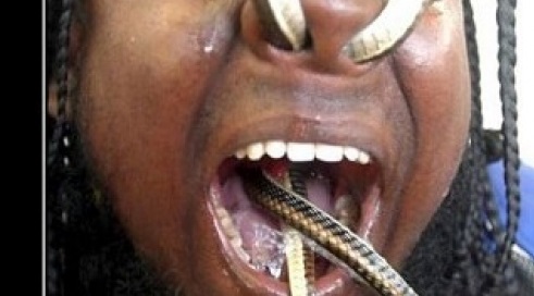 Des serpents sortent de sa bouche et son nez pour avoir passé une nuit avec un homme riche