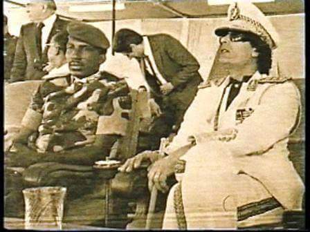 Thomas Sankara et Momar El Kadhafi Thomas Sankara et Momar El Kadhafi