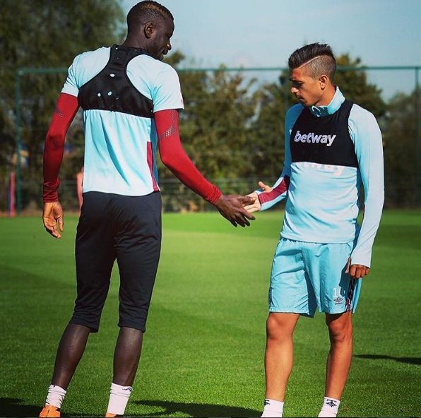 West Ham : Cheikhou Kouyaté et Dimitri Payet en plein entrainement!!