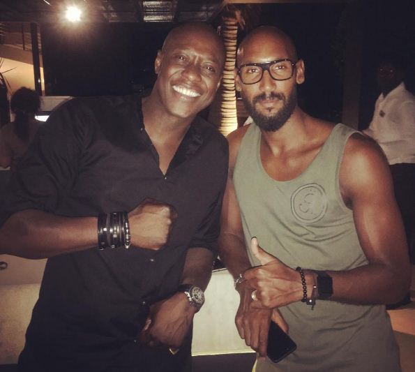 Kalidou Fadiga et Nicola Anelka