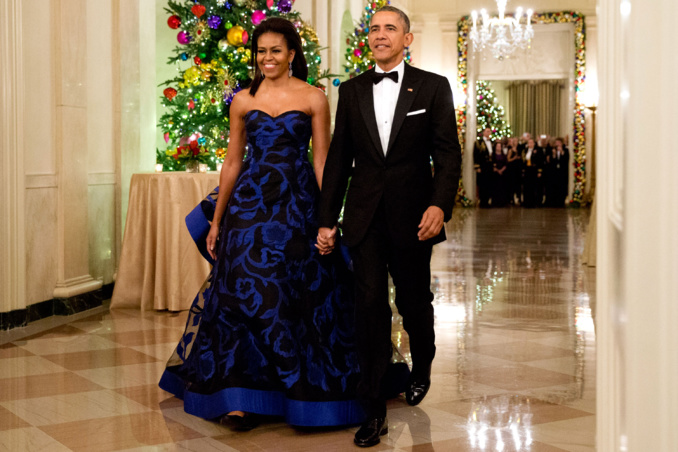 Le couple Obama, amoureux et glamour, à la Maison Blanche comme dans le vie de tous les jours