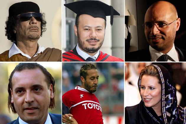Libye: que sont devenus les enfants de Kadhafi, cinq ans après sa chute