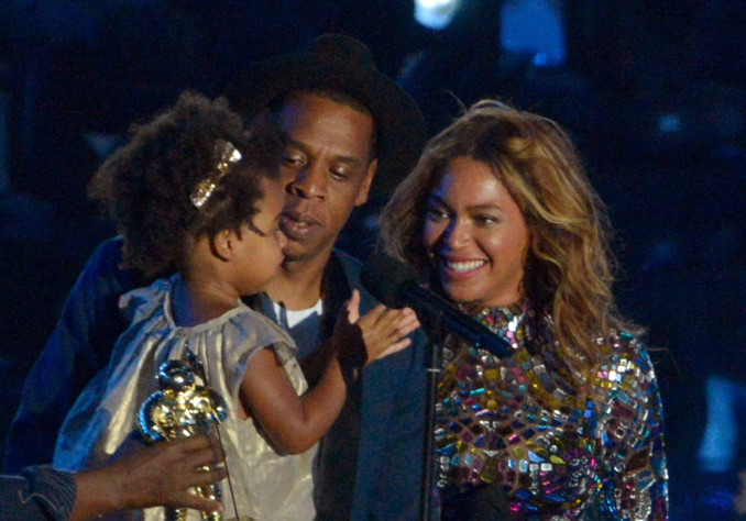 Blue Ivy, Jay Z, Beyoncé