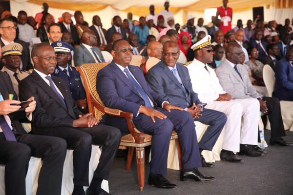 Inauguration de l'autoroute Diamniadio - AIBD - Sindia
